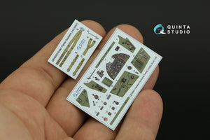 Intérieur imprimé en 3D et coloré sur papier décalcomanie Quinta Studio QD48401 Hawker Hurricane (Hobby Boss) 1/48 – image 3