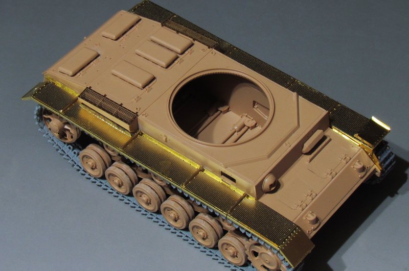 Maquette Voyager PE35158 Ailes de la Seconde Guerre mondiale pour Panzer III version intermédiaire/tardive (pour DRAGON) 1/35  – Bild 3