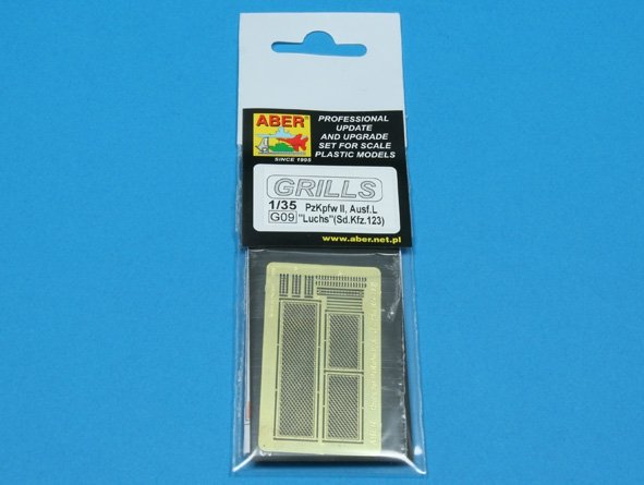 Grilles Aber 35G09 pour char allemand Pz.Kpfw. II, Ausf.L Luchs (SD.Kfz.123) (1/35) – image 4