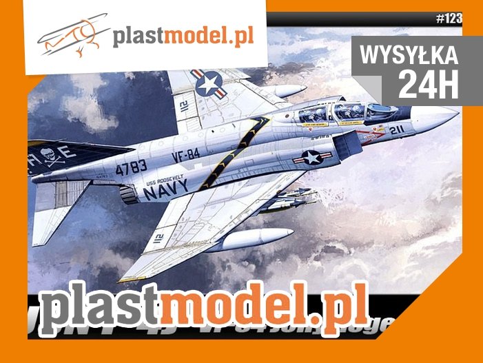 Academy 12305 USN F-4J VF-84 Jolly Rogers (1/48)  – immagine 2