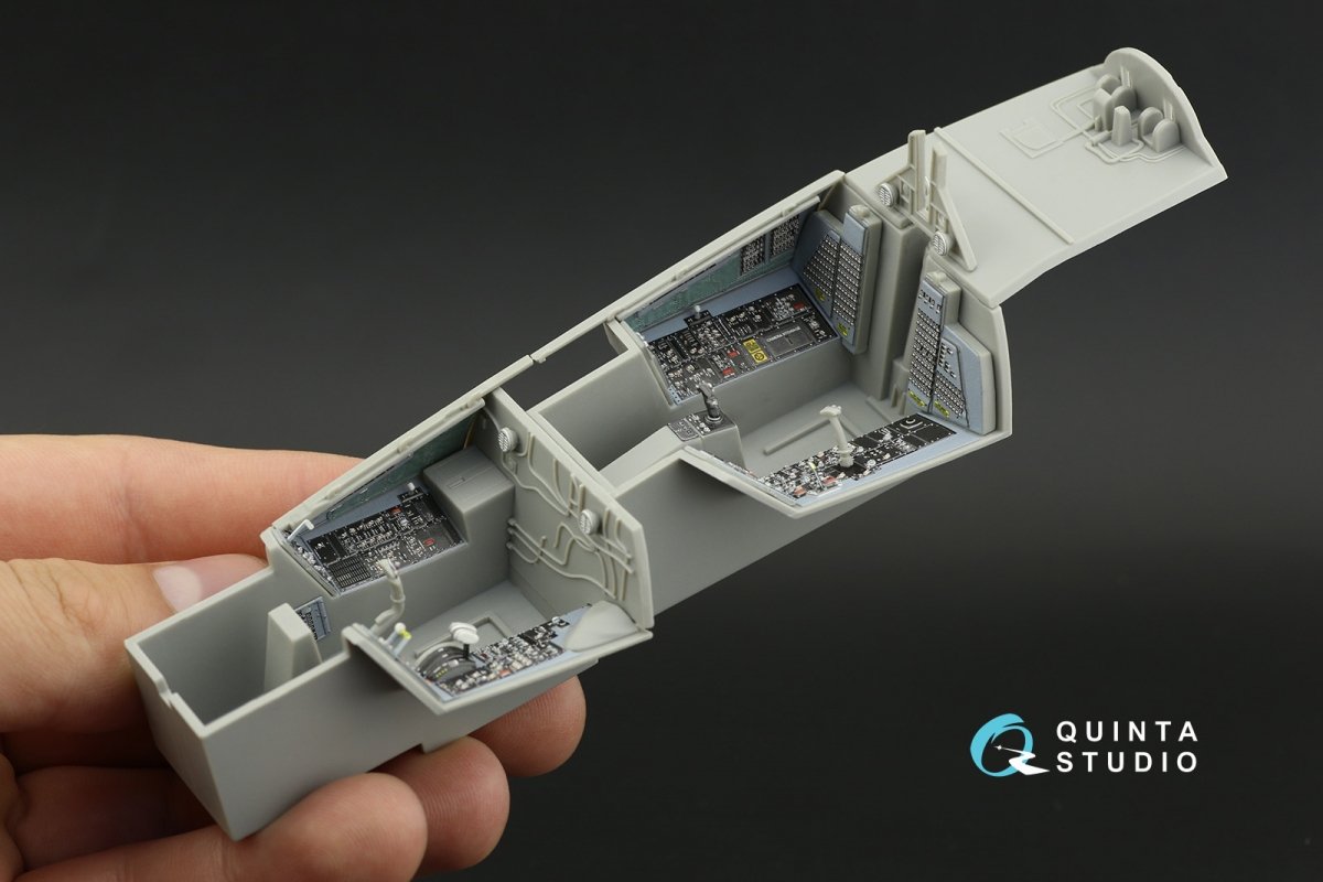 Intérieur du F-14D Quinta Studio QD32033 imprimé en 3D et coloré sur papier décalcomanie (Trumpeter) à l&amp;#39;échelle 1/32 – image 8