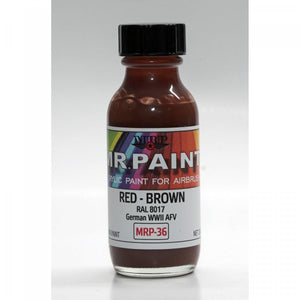 Peinture MR. Paint MRP-036 Rouge Brun RAL 8017 Véhicule blindé allemand de la Seconde Guerre mondiale 30 ml – imagen 2