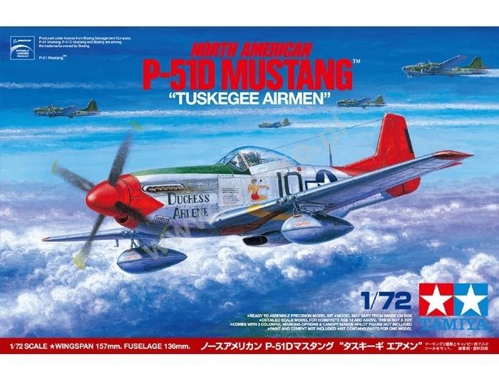 Tamiya 25148 P-51D Mustang Tuskegee 1/72