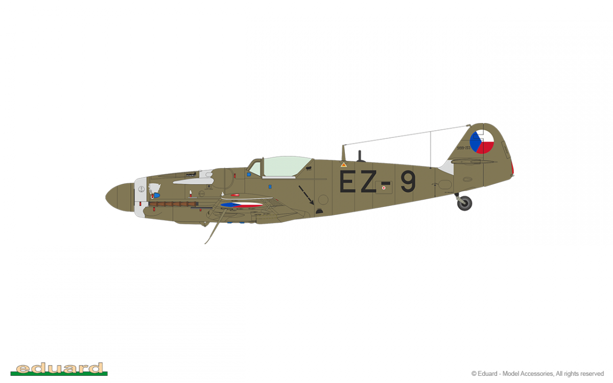 Eduard 70151 Avia S-199 verrière bulle 1/72 – imagen 12