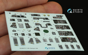 Intérieur imprimé en 3D et coloré sur papier décalcomanie Quinta Studio QD48070 F-14D (pour maquette Tamiya) 1/48 – image 4