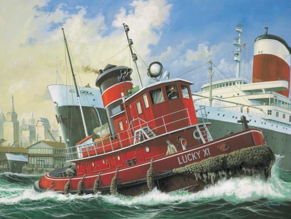 Revell 65207 Harbor Tug Boat Model Set (1/108) – image 2