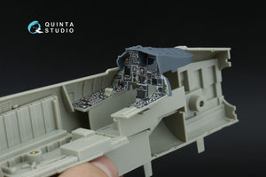 Quinta Studio QDS+32252 F-15C PAD amélioré, intérieur imprimé en 3D et coloré sur papier décalcomanie (Tamiya) (petite version) (avec pièces en résine imprimées en 3D) 1/32 – image 9