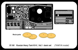 Aber 35166 char lourd soviétique KV-II partie 1 ensemble de base (TAM) (1/35) – immagine 4