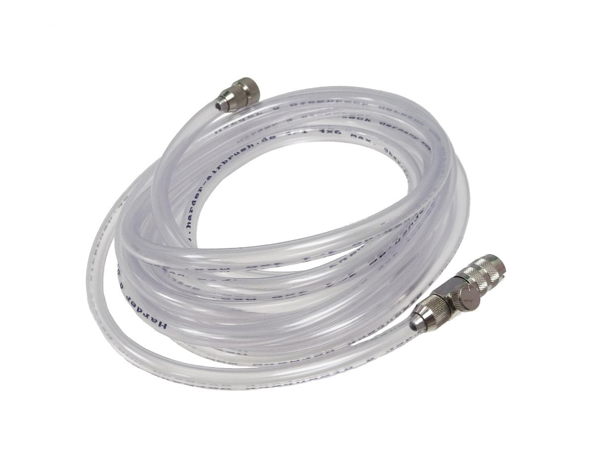 Tuyau d&amp;#39;aérographe Harder &amp;amp; Steenbeck 123983, 2,5 m (raccord rapide + réglage), 1/8 pouce