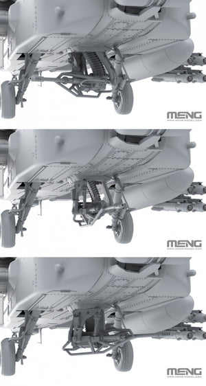Maquette Meng QS-005S AH-64 D Saraf - Hélicoptère d&amp;#39;attaque lourd (Force aérienne israélienne) avec figurines 1/35 – image 9
