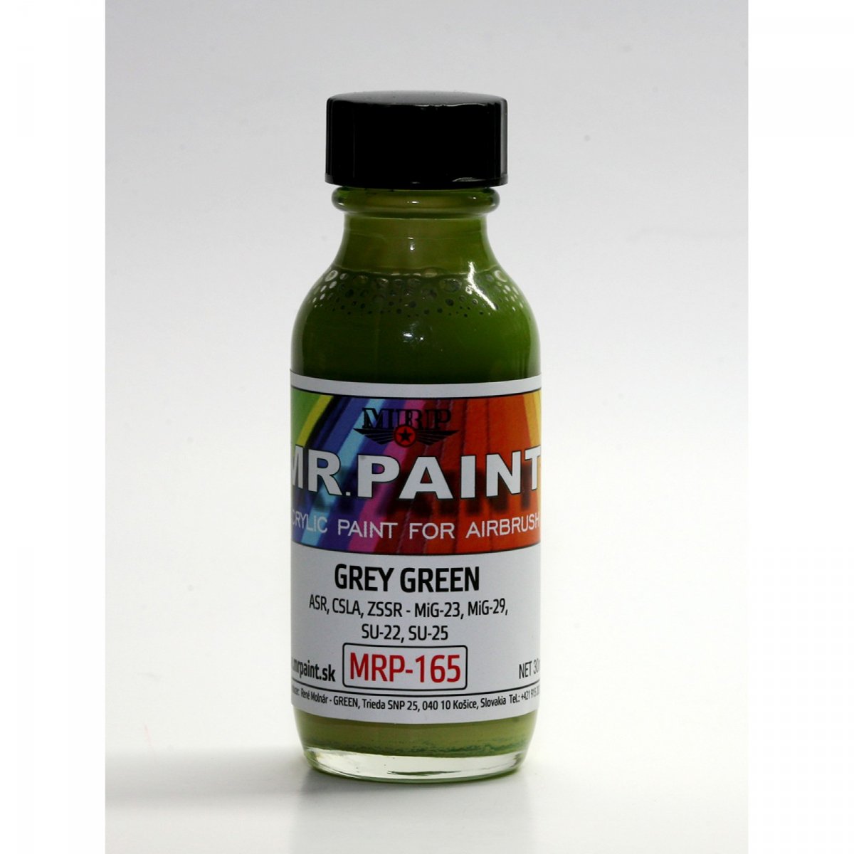 Peinture MR. Paint MRP-165 GRIS-VERT 30 ml – imagen 2
