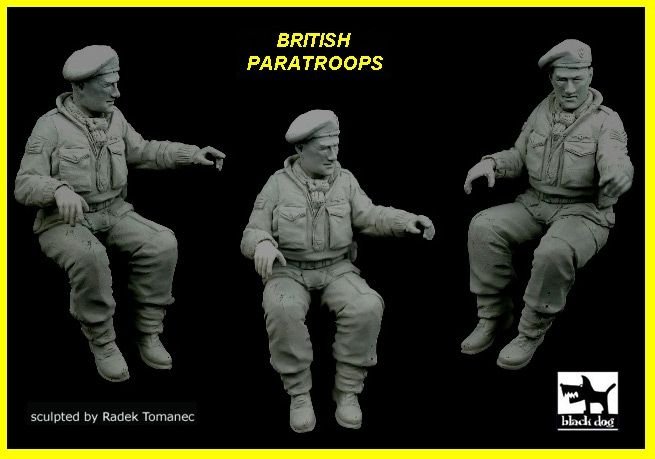 Conducteur de parachutiste britannique Black Dog F35097 1/35  – Bild 4