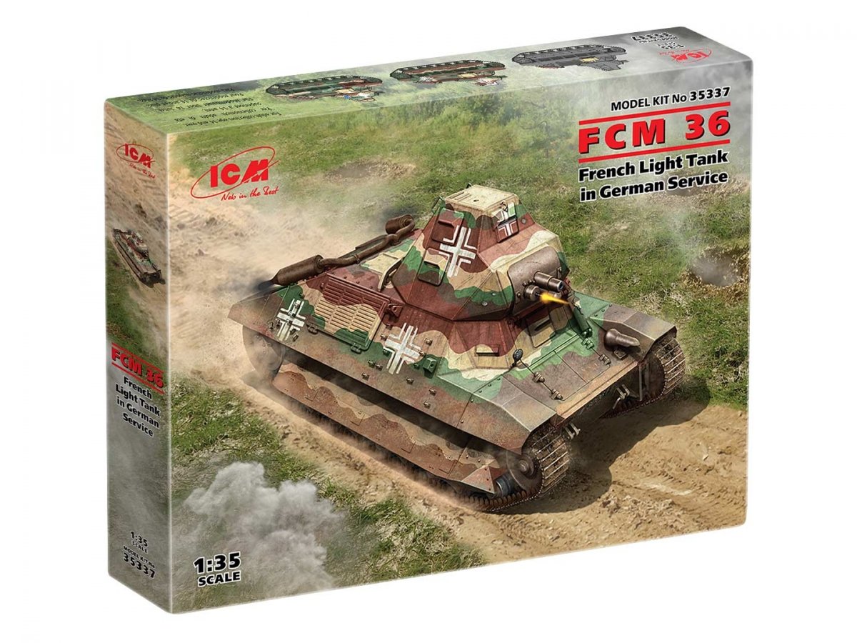 ICM 35337 FCM 36 Char léger français en service allemand 1/35 – image 2
