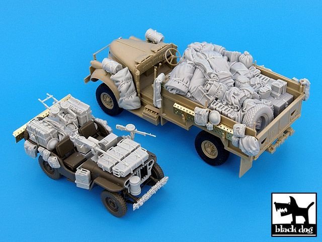 Jeep SAS britannique Black Dog T35016 - Chevrolet Africa pour Tamiya/Italeri au 1/35 