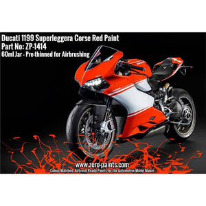 Zero Paints ZP-1414 Ducati 1199 Superleggera Corsa Rouge 60ml – image 3