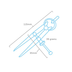 Compas et pied à coulisse Modelcraft PDV6711-3 (75 mm) – image 2