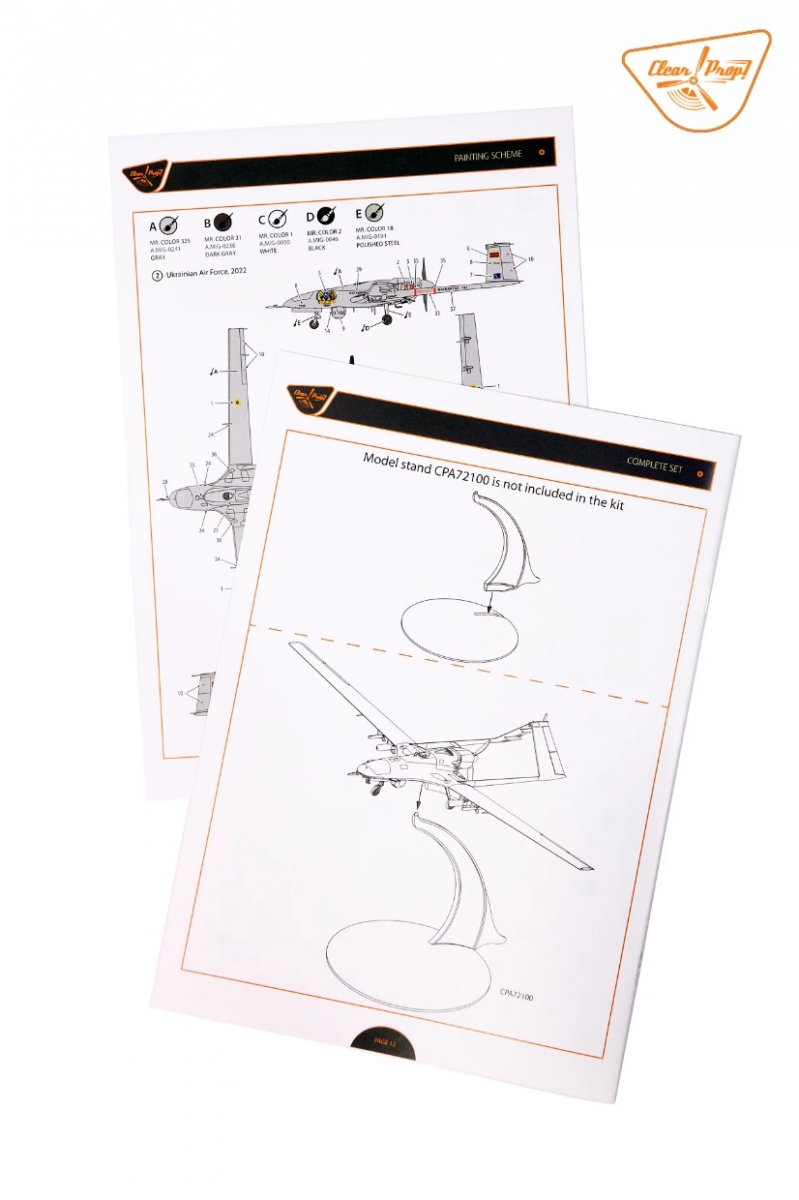 Clear Prop! CP4812 TB.2 UAV en service polonais - Kit de démarrage 1/48 – image 11