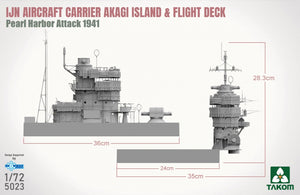 Takom 5023 Porte-avions japonais Akagi - Îlot et pont d&amp;#39;envol, attaque de Pearl Harbor 1941 1/72 – Bild 5