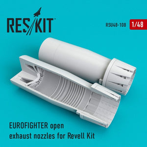 RESKIT RSU48-0108 Tuyères d&amp;#39;échappement ouvertes Eurofighter pour maquette Revell au 1/48