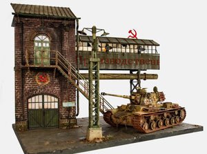 RT-Diorama 35305 Diorama-Base : Gun Factory &amp;quot;Barrikaden&amp;quot; 1/35 – image 2