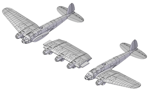 Roden 346 Heinkel He 111Z-1 Zwilling 1/144 – image 3