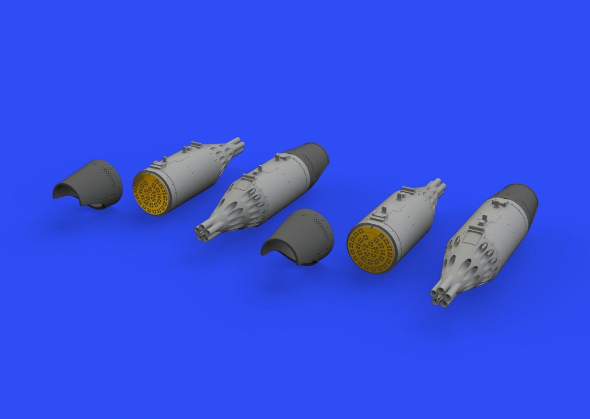 Lance-roquettes Eduard 648574 UB-32A-24 au 1/48 – immagine 3