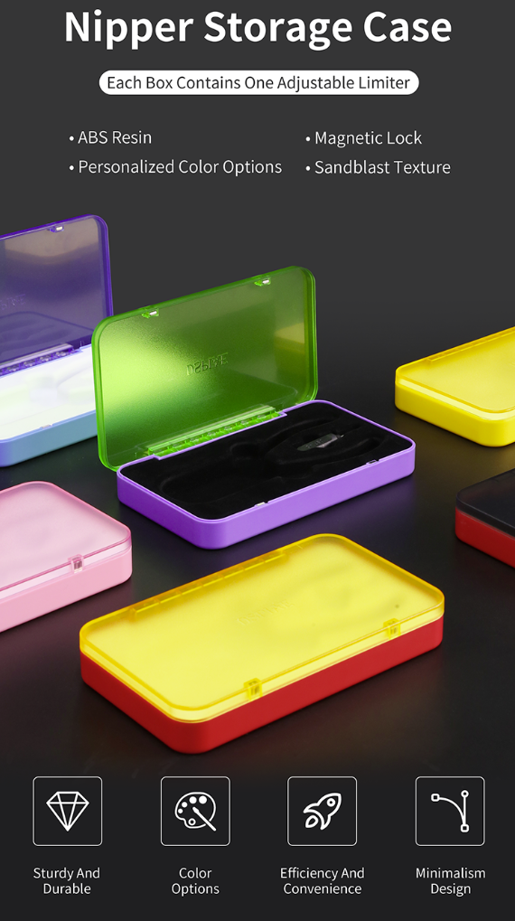 Étui de rangement jaune pour pince coupante DSPIAE BOX-NP00 – imagen 3