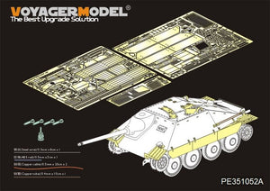 Maquette Voyager PE351052A Chasseur de chars allemand Sd.Kfz.138/2 Hetzer (version initiale) pour ACADMY 13278, échelle 1/35