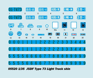 Trumpeter 05520 Camion léger JSDF type 73 1/35 – immagine 3