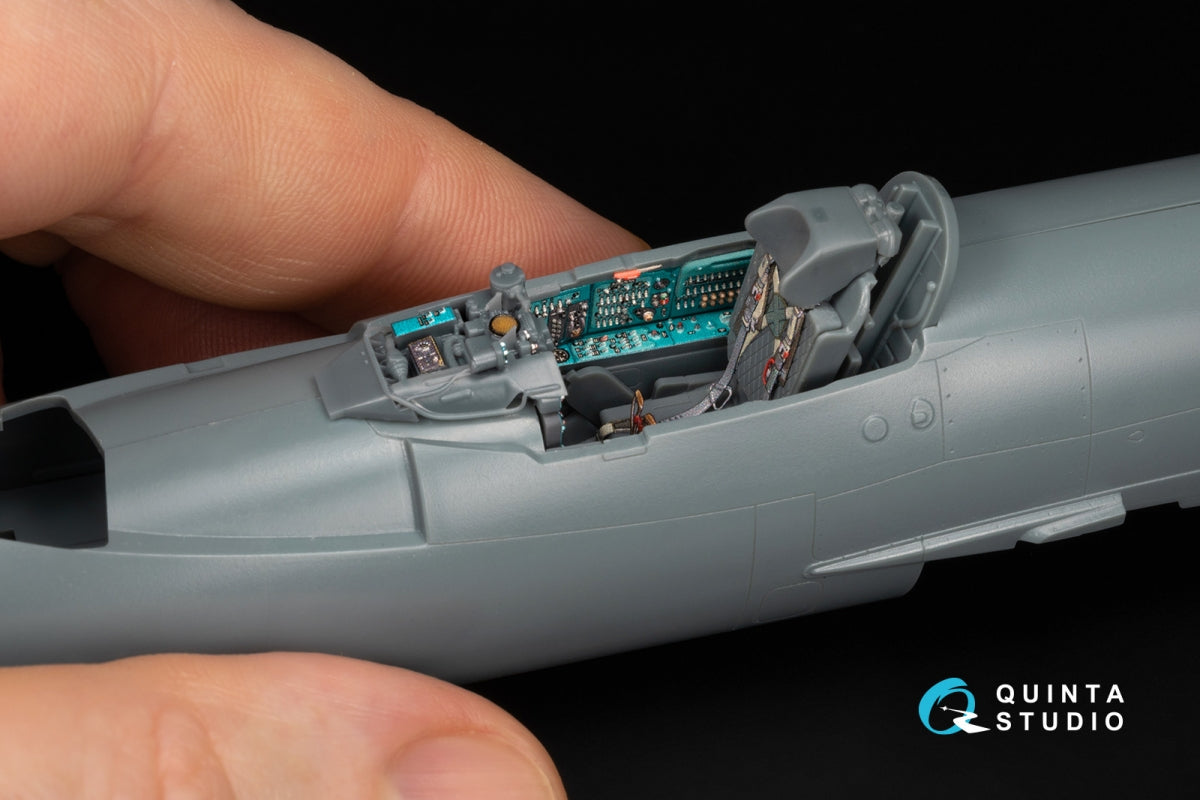 Intérieur imprimé en 3D et coloré sur papier décalcomanie (Eduard) pour MiG-21SM Fishbed-J (Quinta Studio QD+48576) (avec pièces en résine imprimées en 3D) 1/48 – imagen 14