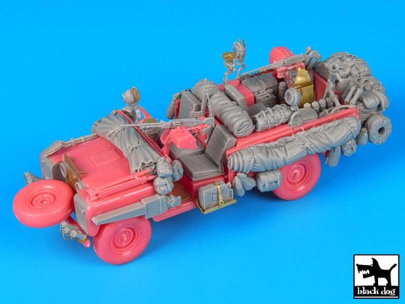 Ensemble d&amp;#39;accessoires Black Dog T35117 Land Rover Pink Panther 1/35 – immagine 5