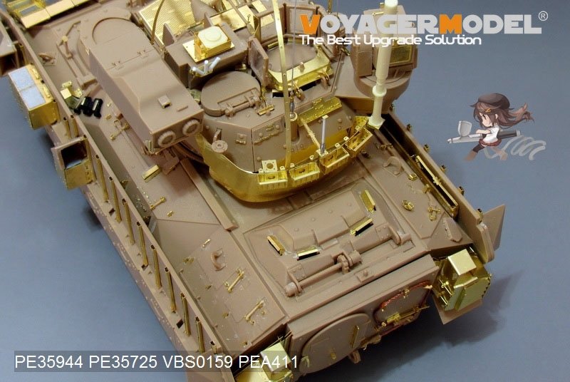 Maquette Voyager PE35944 M3A3 BRADLEY CFV de l&amp;#39;armée américaine moderne (modèle de base pour KINETIC K61014/ OROCHI IM001 IM002) à l&amp;#39;échelle 1/35  – image 12