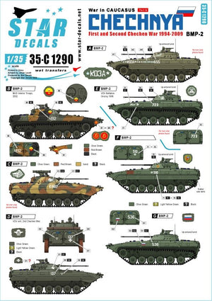 Star Decals 35-C1290 Guerre du Caucase 4 1/35