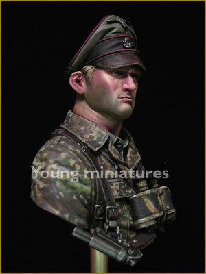 Young Miniatures YM1831 Officier SS allemand de la Waffen-SS 1944 1/10 – image 6