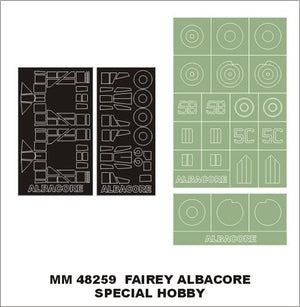 Montex MM48259 Fairey Albacore SPÉCIAL HOBBY
