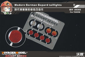 Feux arrière Gepard allemands pour maquette Voyager BR35068 (pour TAKOM 2044) 1/35 – image 2