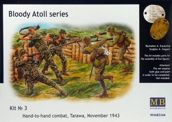 Master Box 3544 Bloody Atol Combat au corps à corps Tarawa 1943 (1/35)