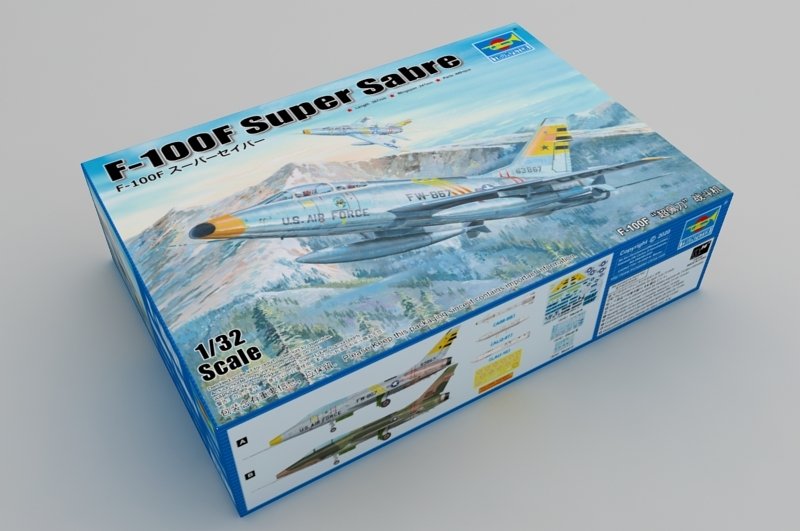 Trumpeter 02246 F-100F Super Sabre 1/32 – imagen 2
