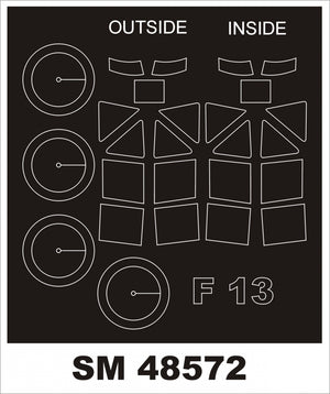 Montex SM48572 JUNKERS F-13 pour MINIART 1/48