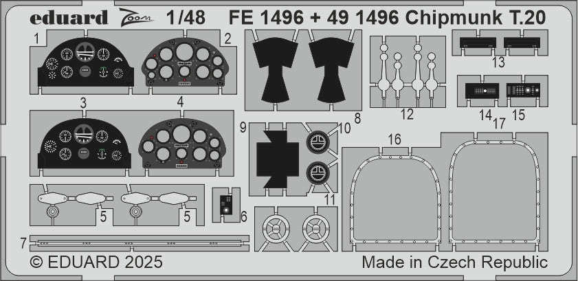 Eduard 491496 Chipmunk T.20 Airfix 1/48 – immagine 2