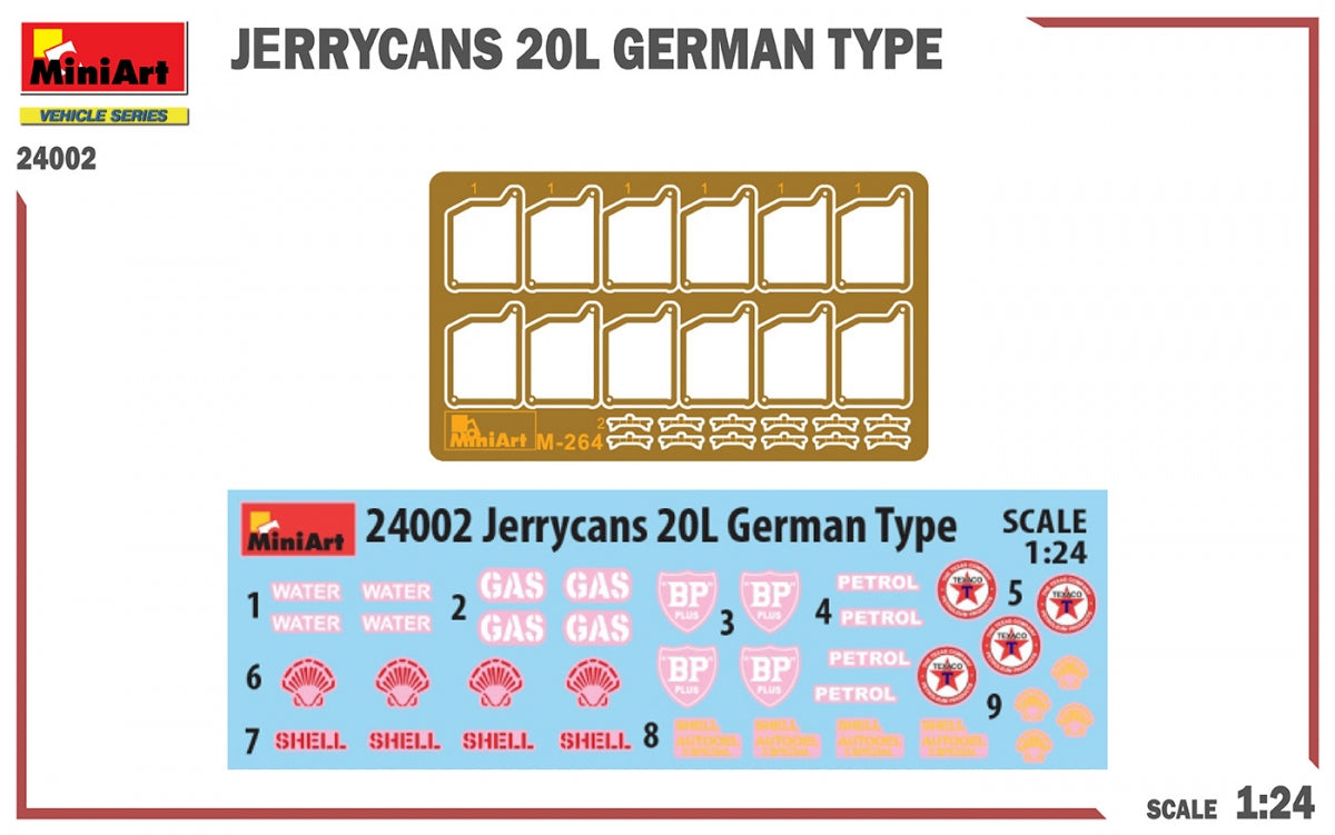 MiniArt 24002 JERRYCAN 20L TYPE ALLEMAND 1/24 – imagen 2
