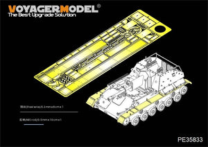 Garde-boues pour canon automoteur russe SU-76 de la Seconde Guerre mondiale, modèle Voyager PE35833 (pour TAMIYA 35349), échelle 1/35