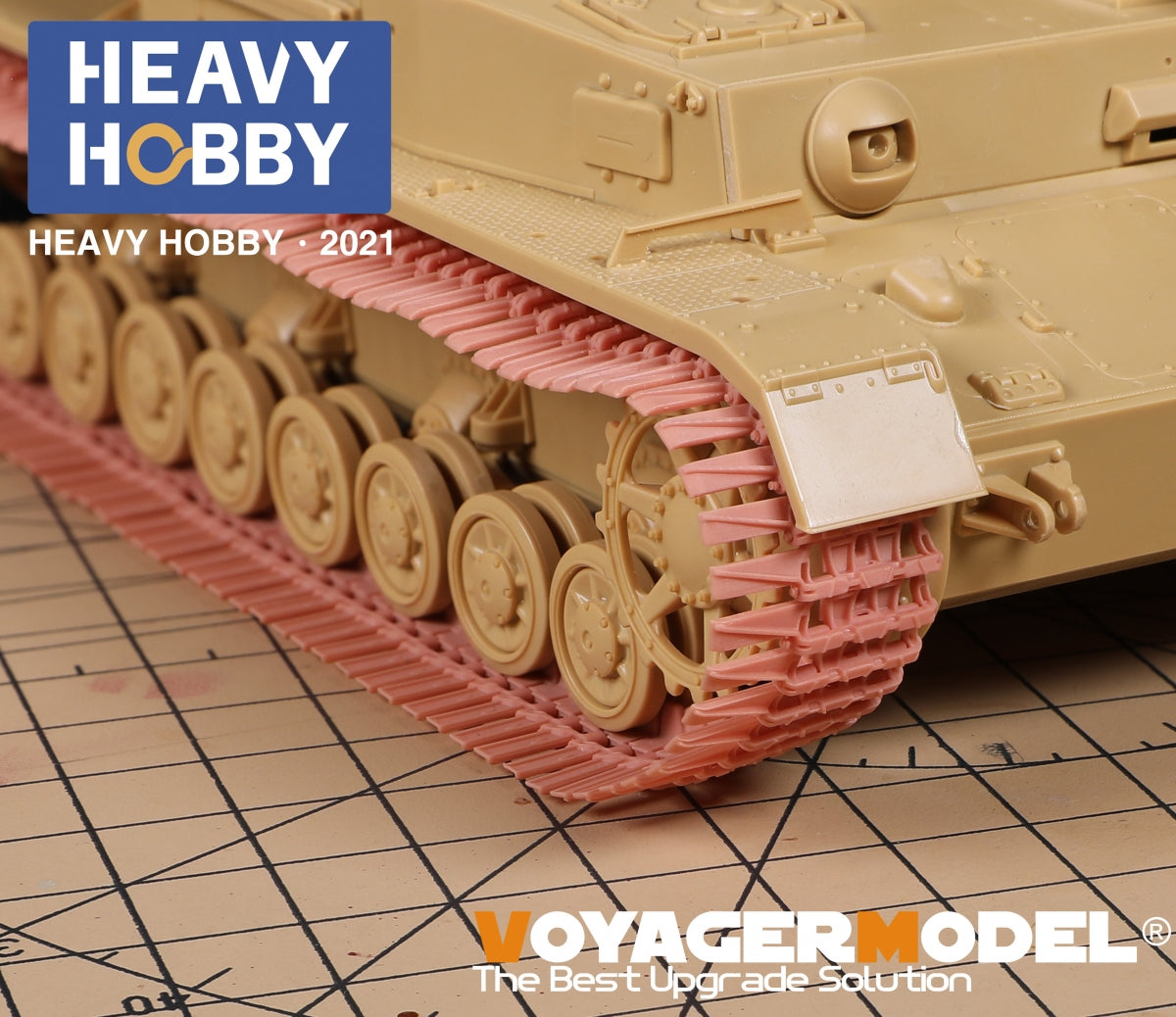 Heavy Hobby PT35013 Chenilles Winterketten allemandes Pz.III/IV de la Seconde Guerre mondiale, modèle C, échelle 1/35 – image 2