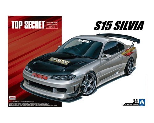 Aoshima 05355 Topsecret S15 Silva '99 Nissan 1/24