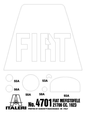 Italeri 4701 FIAT MEFISTOFELE 21706 cm3 (1/12) – Bild 22