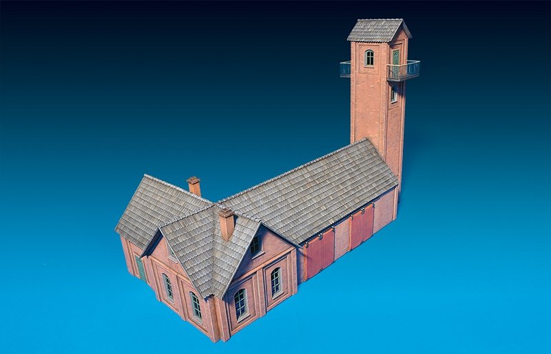 MiniArt 72032 CASERNE DE POMPIERS 1/72  – Bild 2