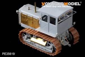 Tracteur soviétique ChTZ S-65 de la Seconde Guerre mondiale, modèle Voyager PE35619 avec cabine, pour TRUMPETER 05539, échelle 1/35 – image 10