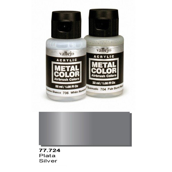 Vallejo 77724 Couleur Métal - Argent 32 ml