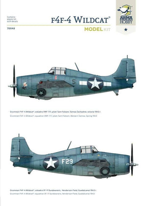 Maquette Arma Hobby 70048 F4F-4 Wildcat® au 1/72  – image 5