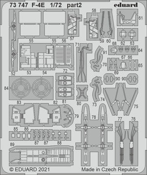 Eduard 73747 F-4E MOULES FINS 1/72 – immagine 2